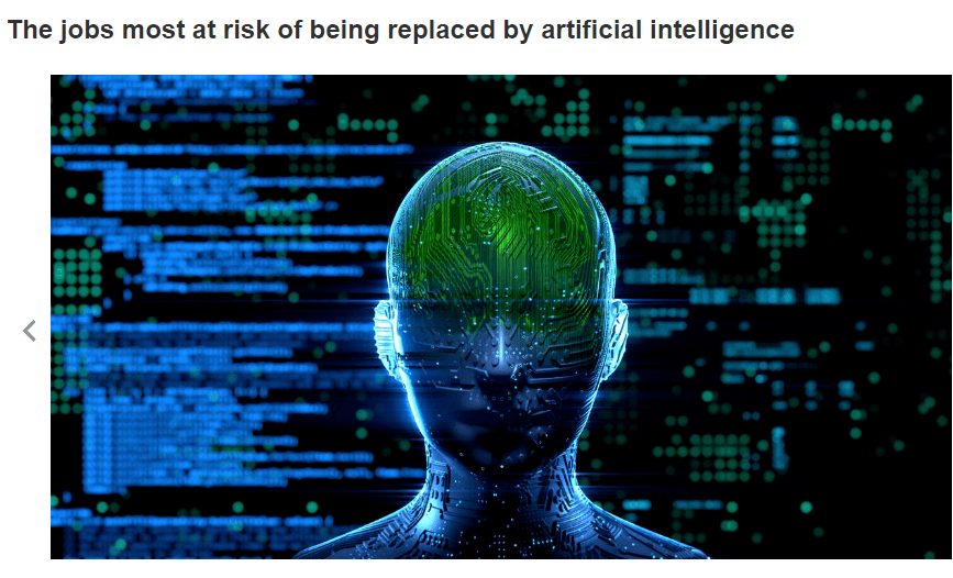 十大最容易被AI取代的职业 人工智能可以取代相当于 3 亿个全职工作岗位 十大最容易被AI取代的职业 人工智能可以取代相当于 3 亿个全职工作岗位