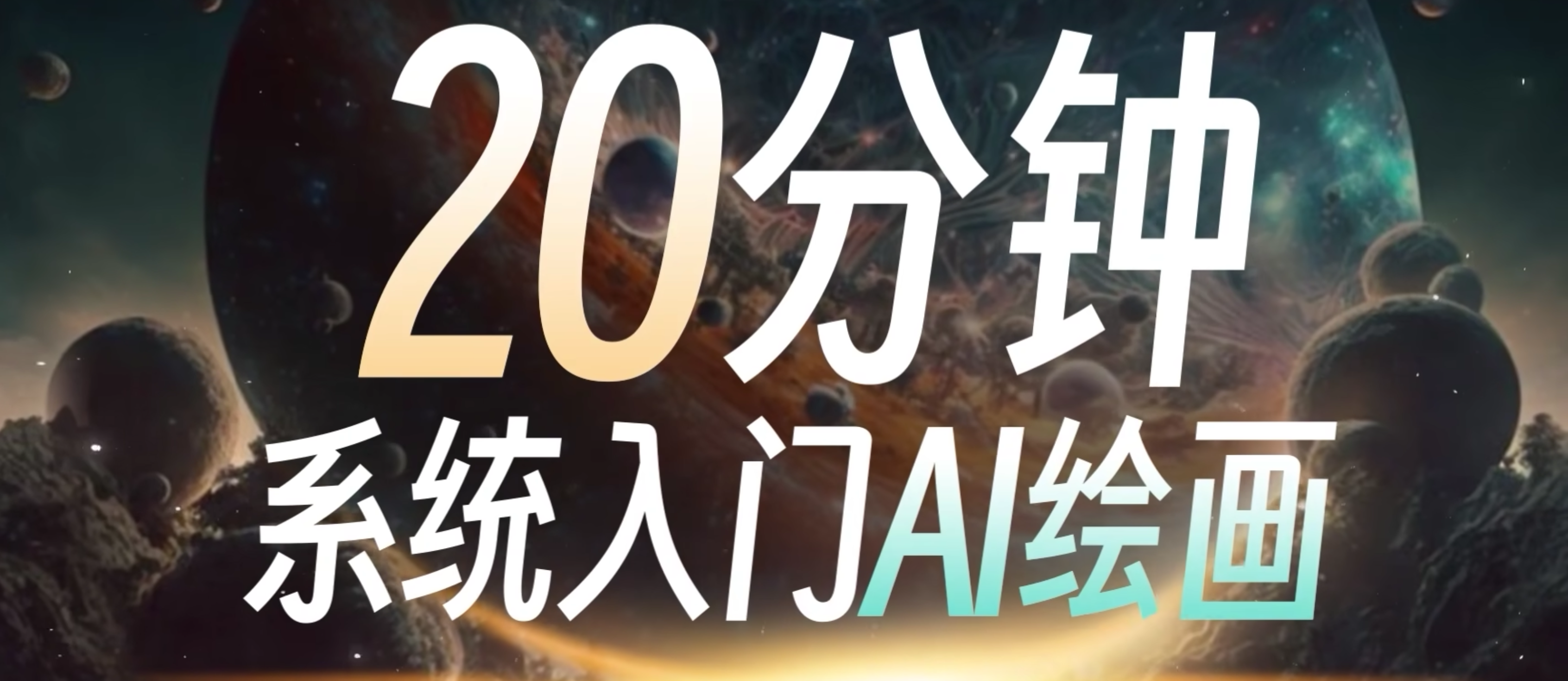 B站第一套系统的AI绘画课！零基础学会Stable Diffusion，光速入门AI绘画！